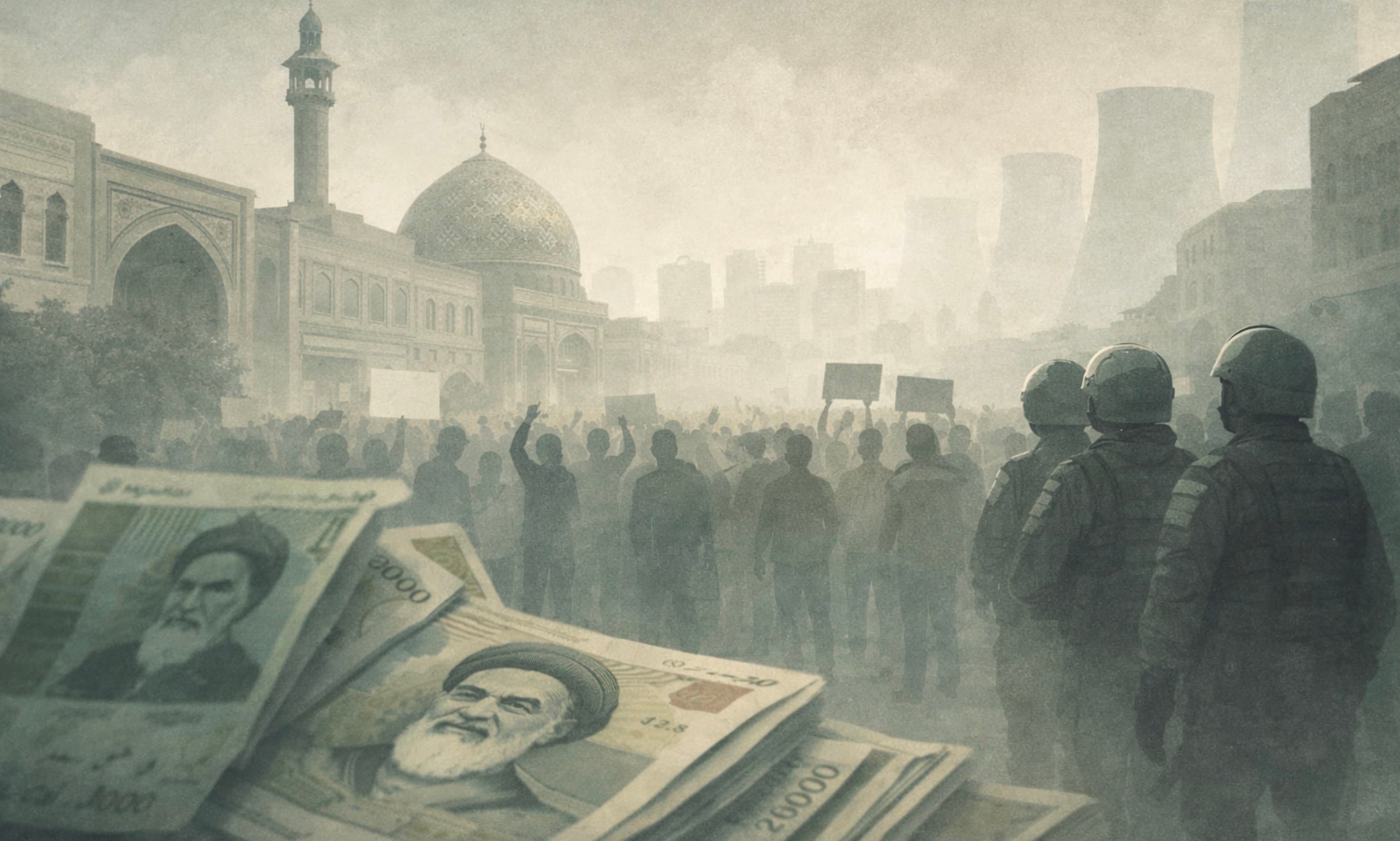 Irán: el desplome del rial reaviva protestas y desnuda el vacío opositor