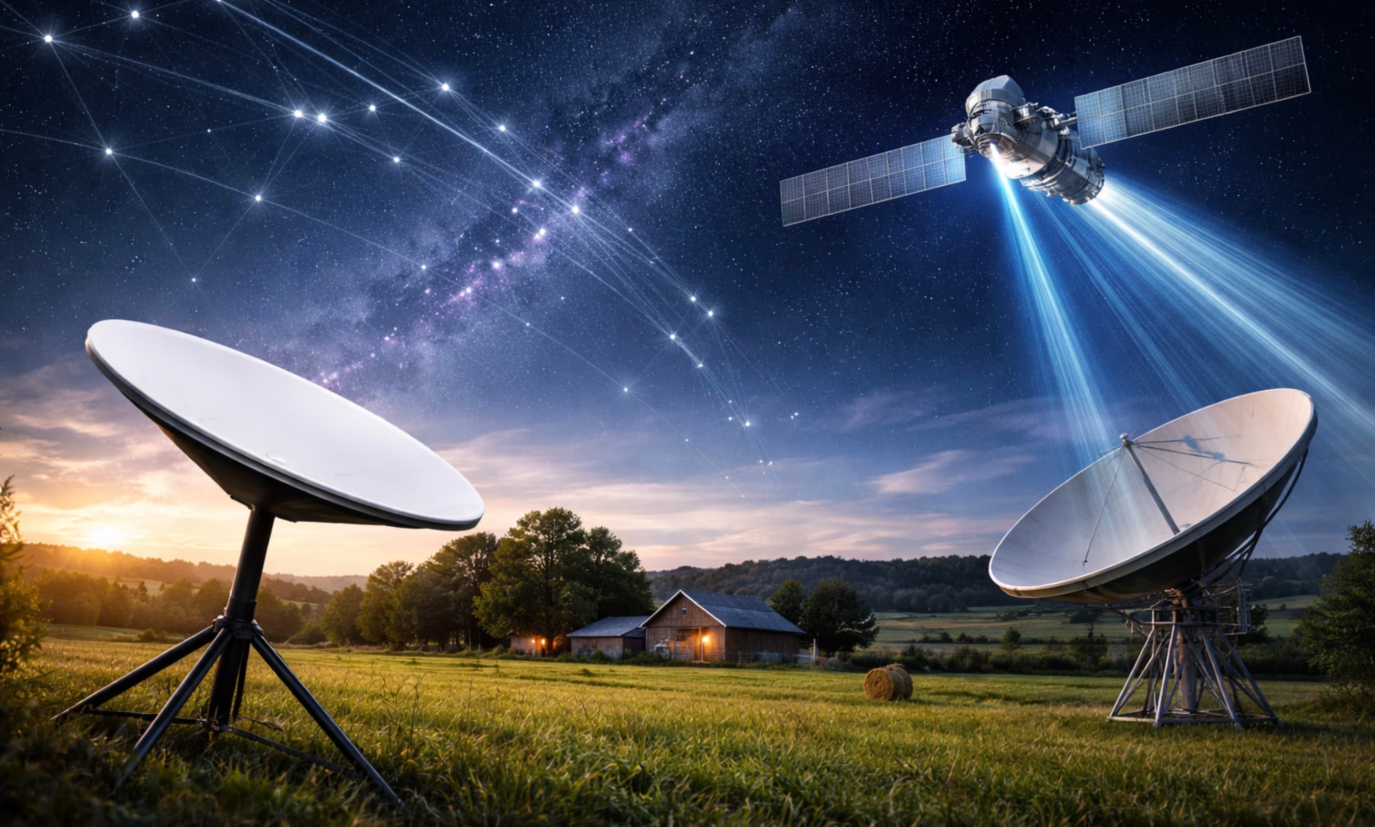 Starlink mas rápido en el campo, pero con cortes: 14 caídas en una semana revalorizan al satélite GEO