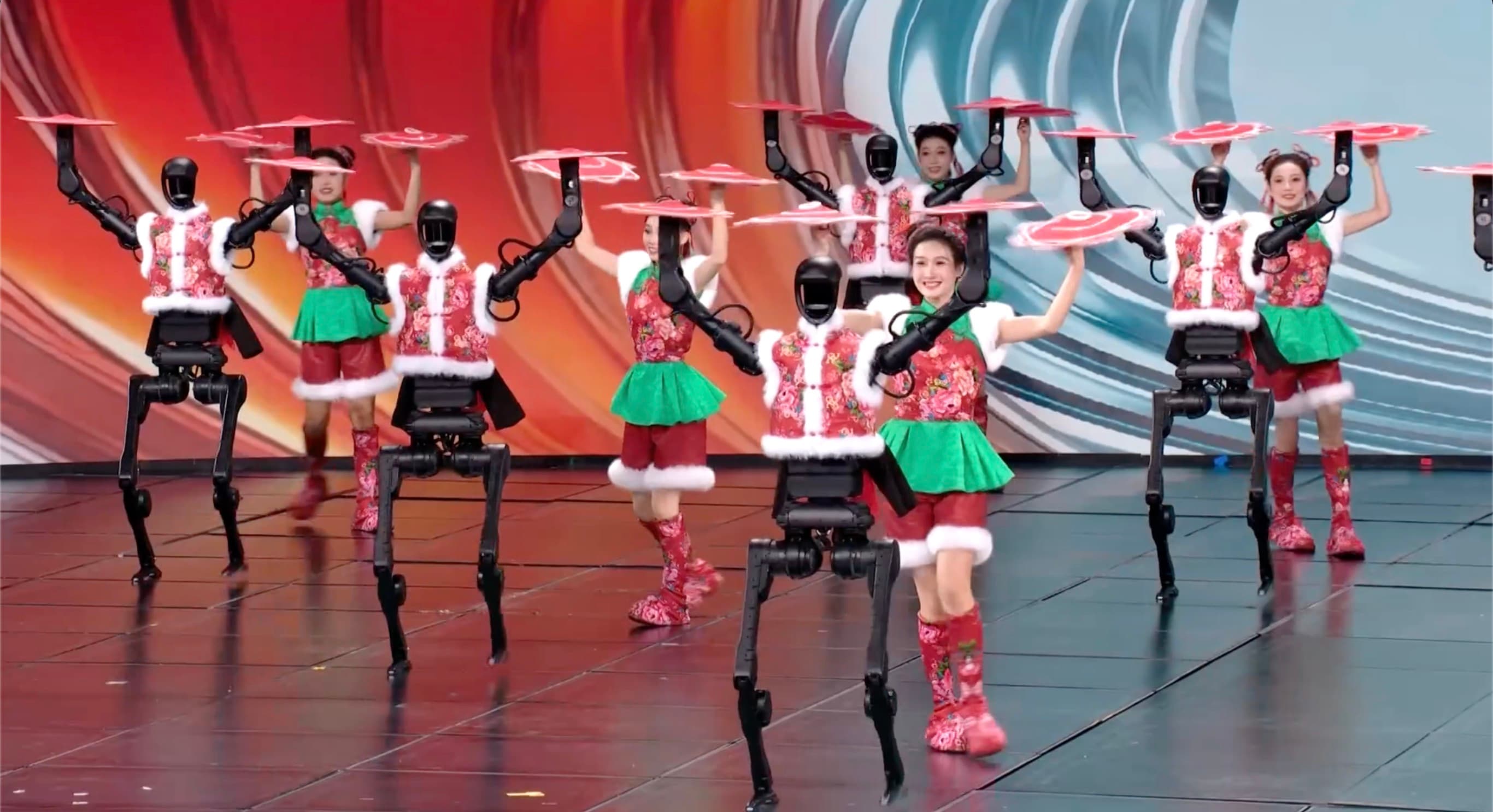 China exhibe robots humanoides en televisión y consolida una política industrial para la IA