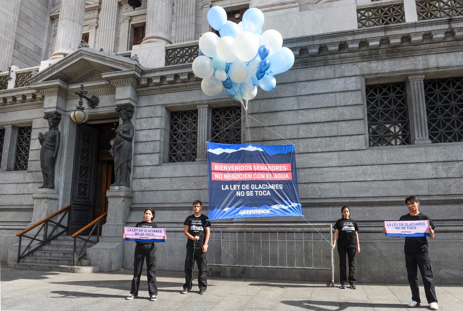Greenpeace reclamó en el Congreso que no se modifique la Ley de Glaciares