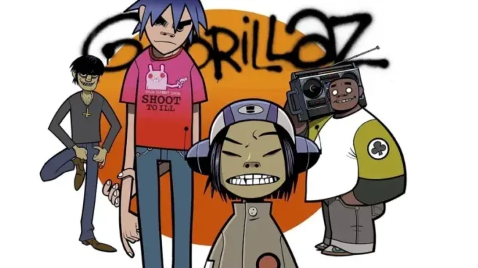 El debut de Gorillaz cumple 25 años y supera 1,8 mil millones de streams