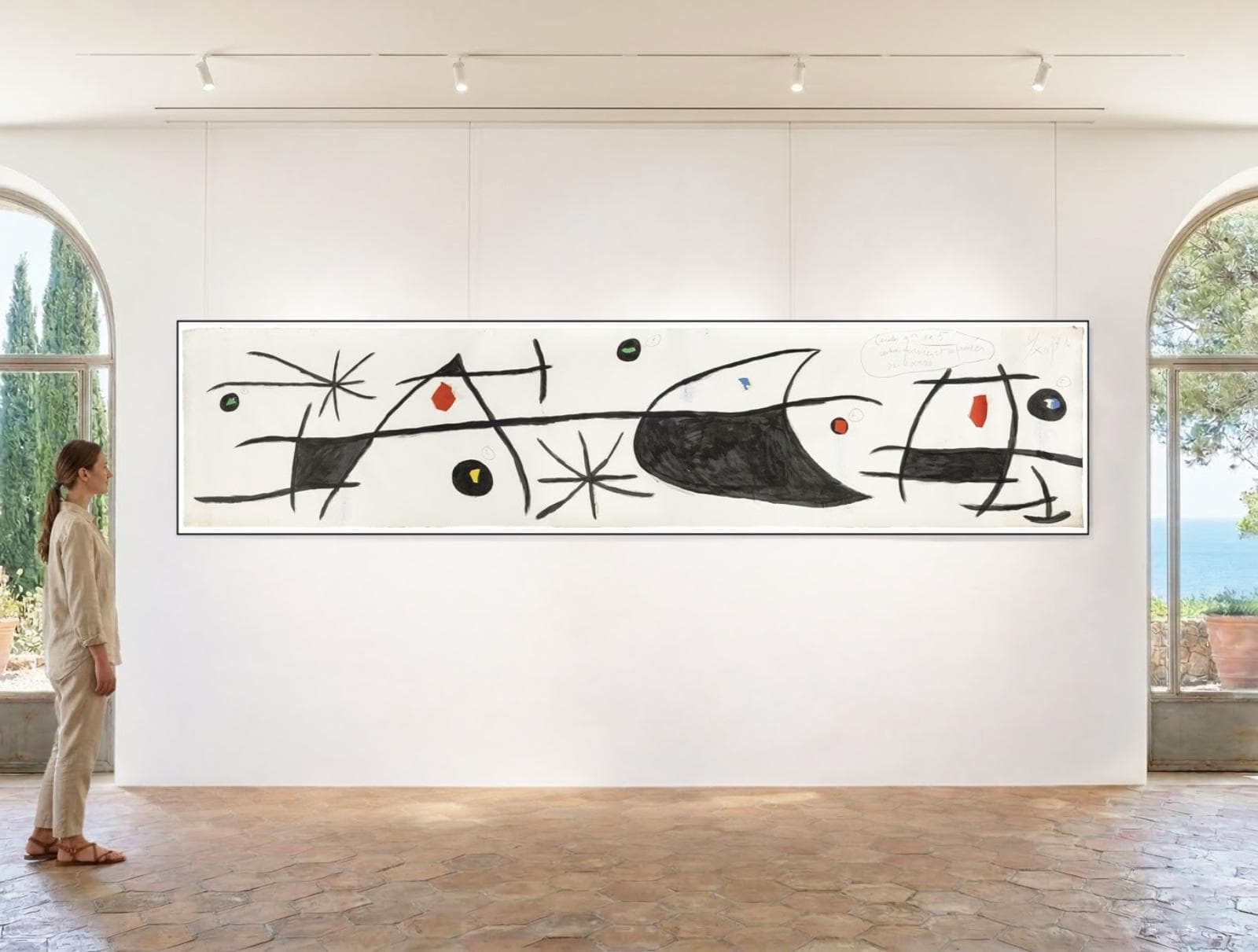 Tres obras inéditas de Joan Miró halladas en Niza irán a subasta en Antibes