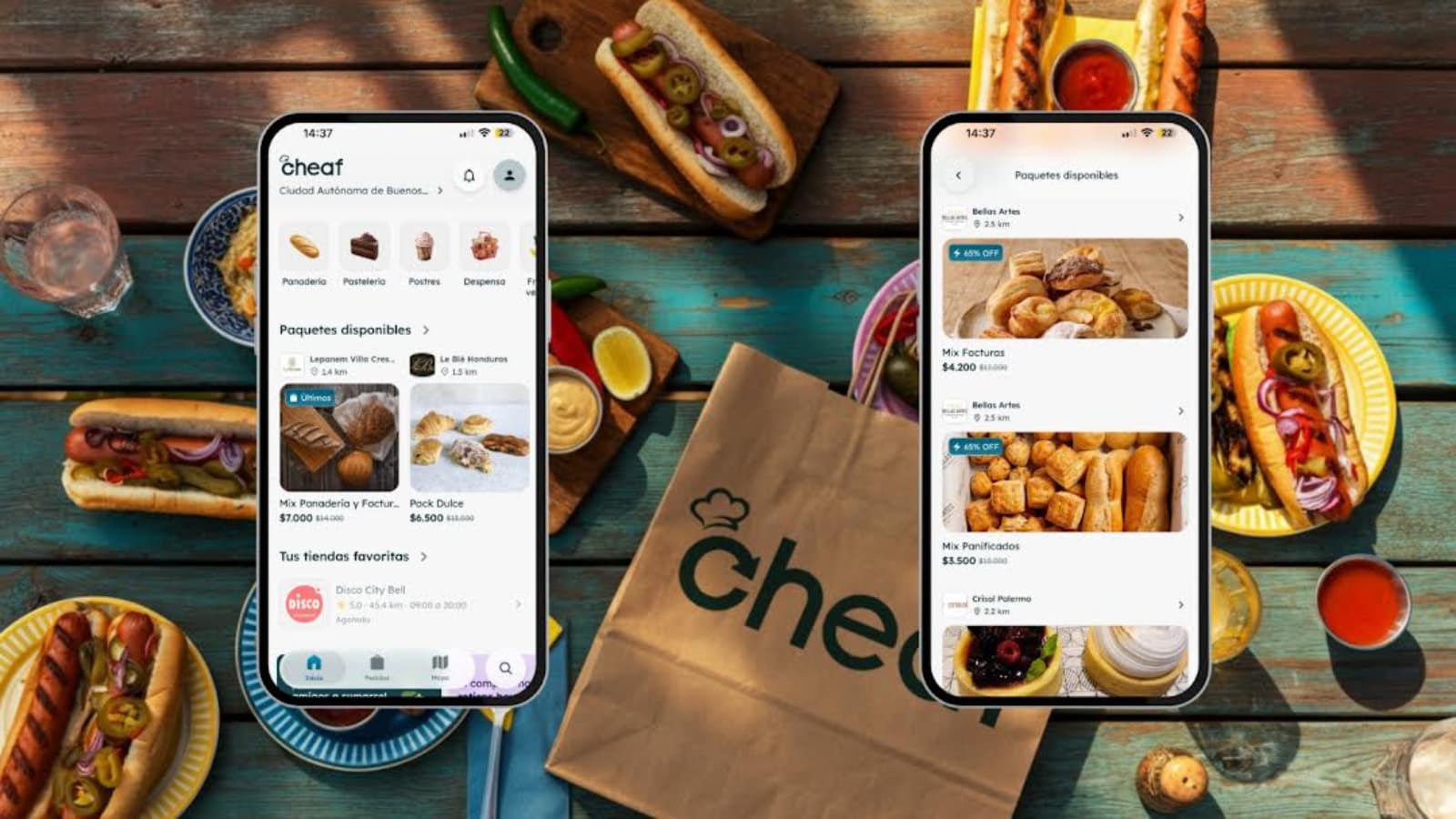 Cheaf suma descuentos del 66% y rediseña su app con nuevas funciones