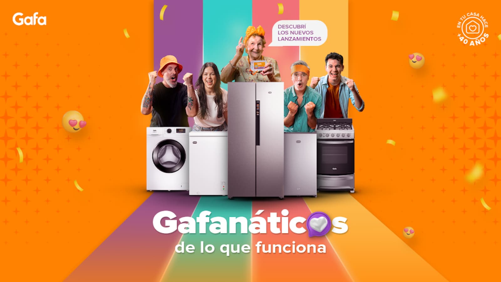 Gafa impulsa “Gafanáticos de lo que funciona” con foco en línea Inverter