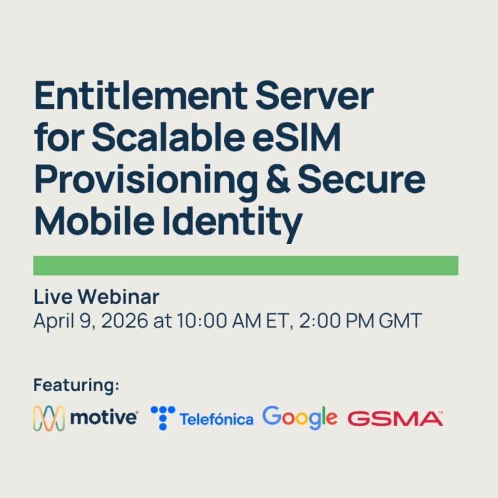 Un webinar reunirá a Telefónica, Google, Motive y GSMA Intelligence por monetización 5G