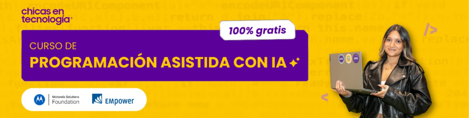 Chicas en Tecnología abre un curso gratuito de programación asistida con IA en Buenos Aires