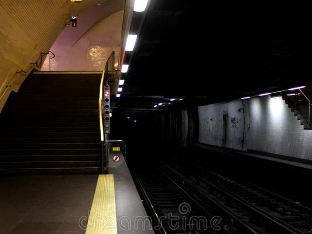 Menos gente en el subte de Nueva York