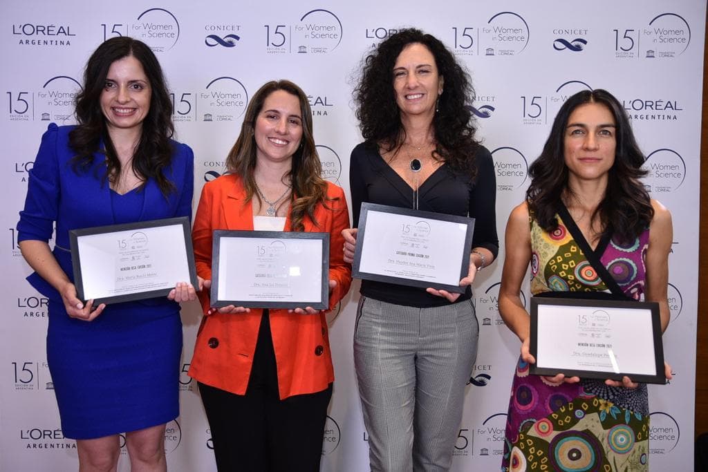 Se otorgaron los premios L'Oréal-Unesco "Por las Mujeres en la Ciencia", junto a Conicet
