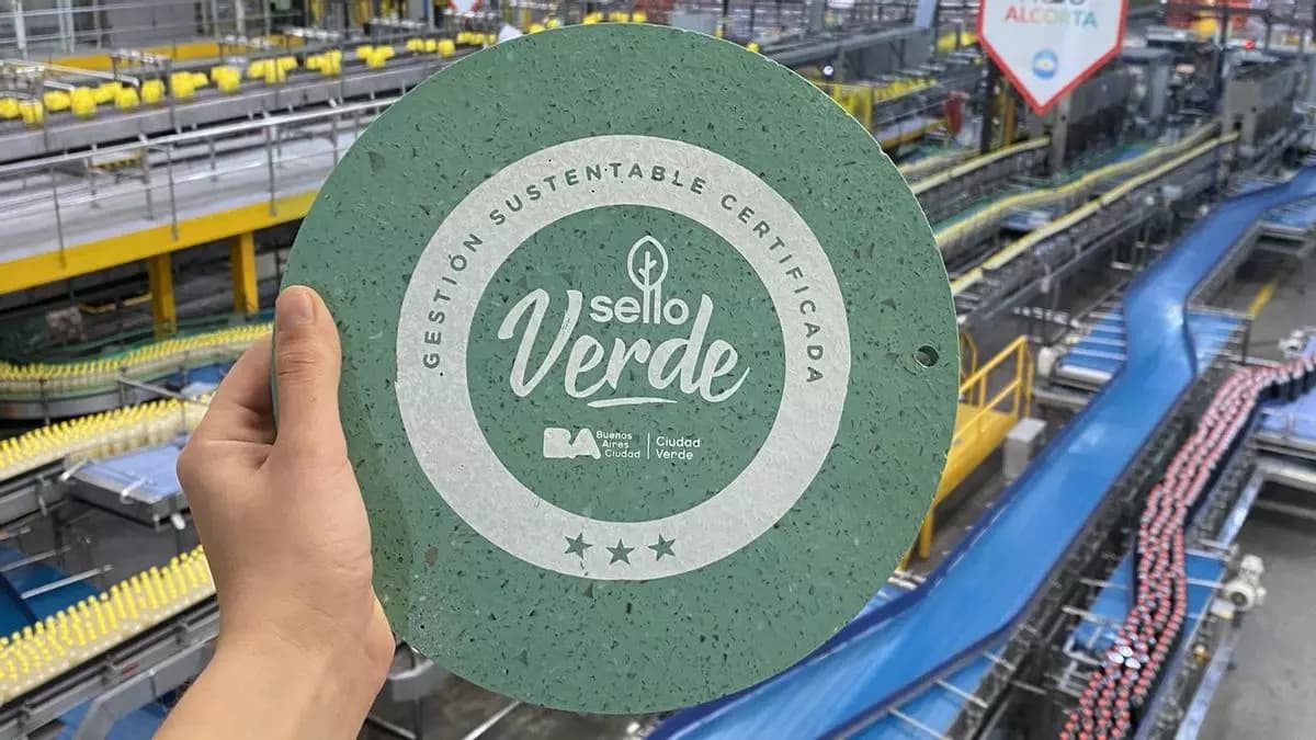 Coca-Cola Femsa Argentina recibe el Sello Verde por su compromiso con la Sostenibilidad