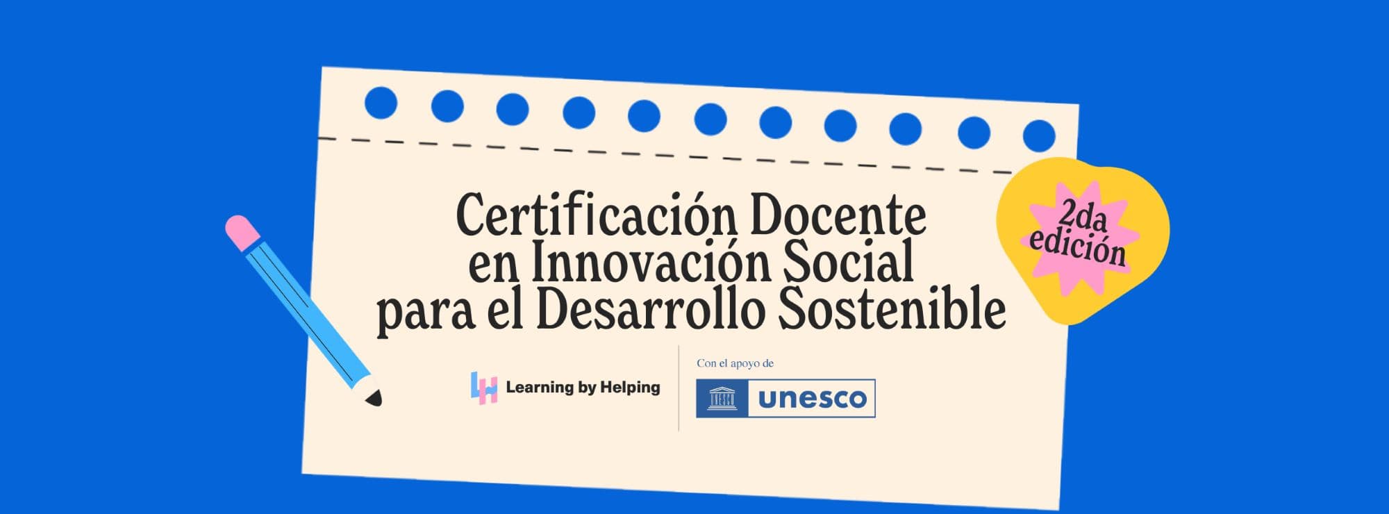 UNESCO y Learning by Helping lanzan un plan para llevar sostenibilidad a las aulas