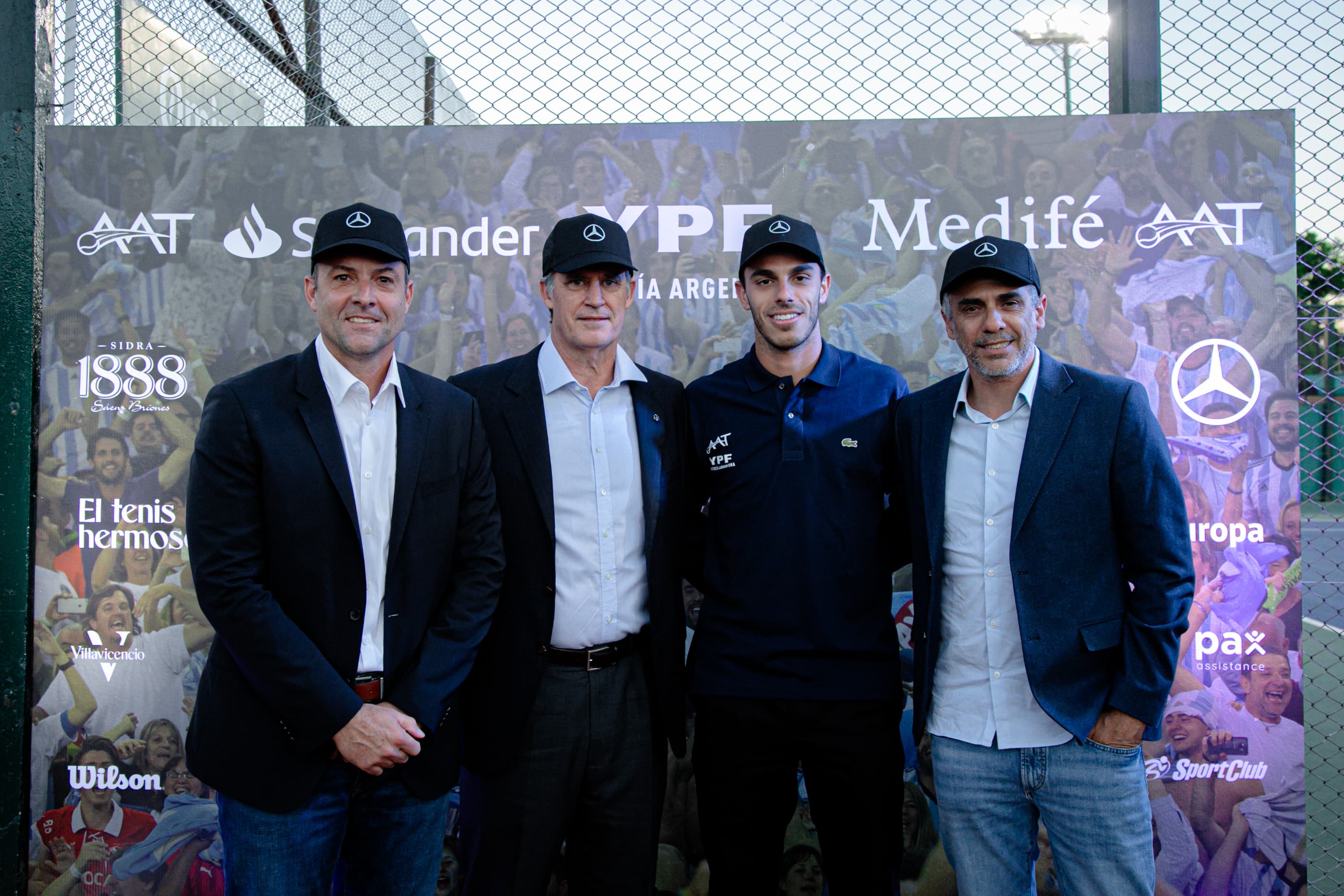 Mercedes-Benz, nuevo sponsor oficial del tenis argentino