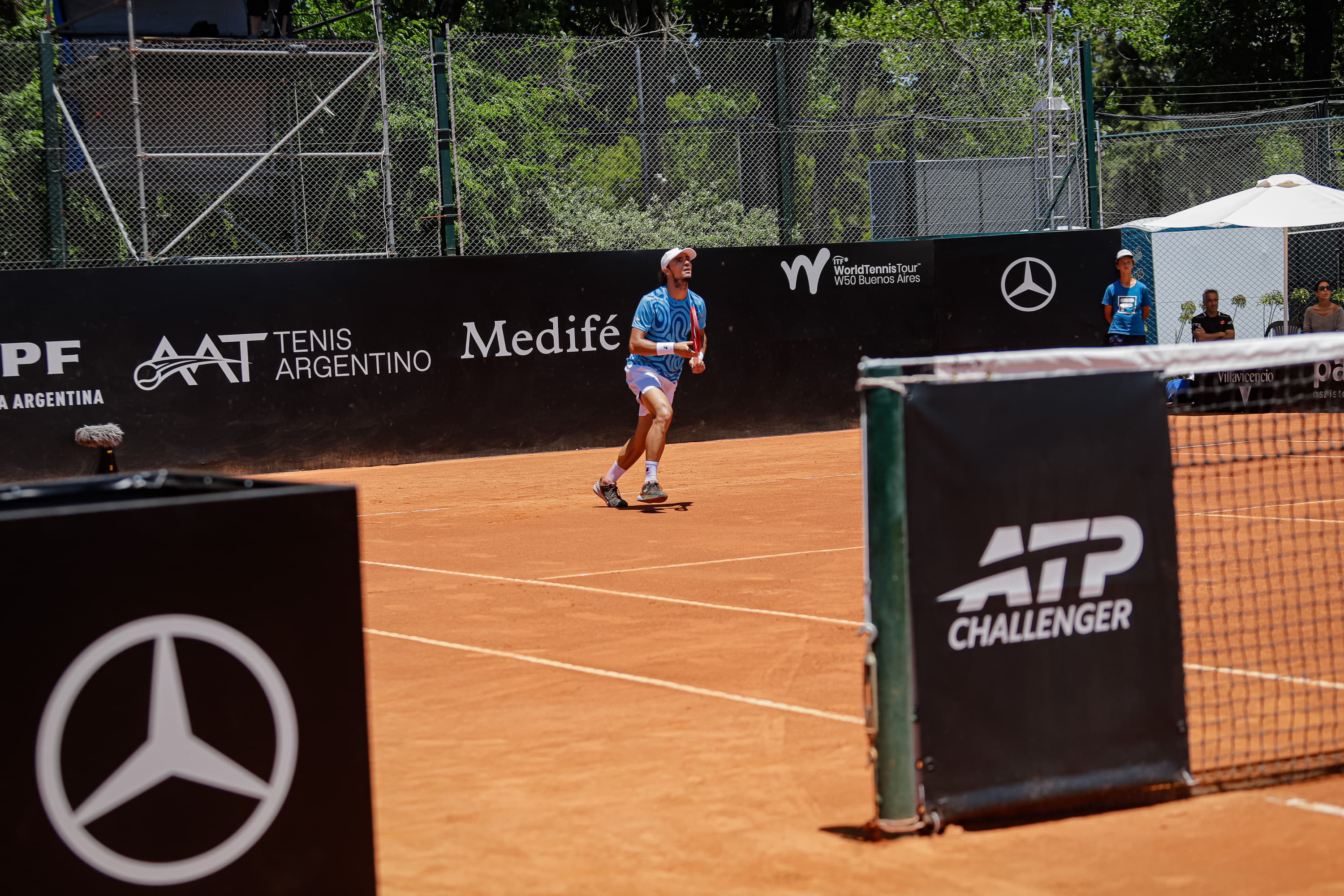 Mercedes-Benz acompañó tres torneos internacionales de tenis en el Tenis Club Argentino