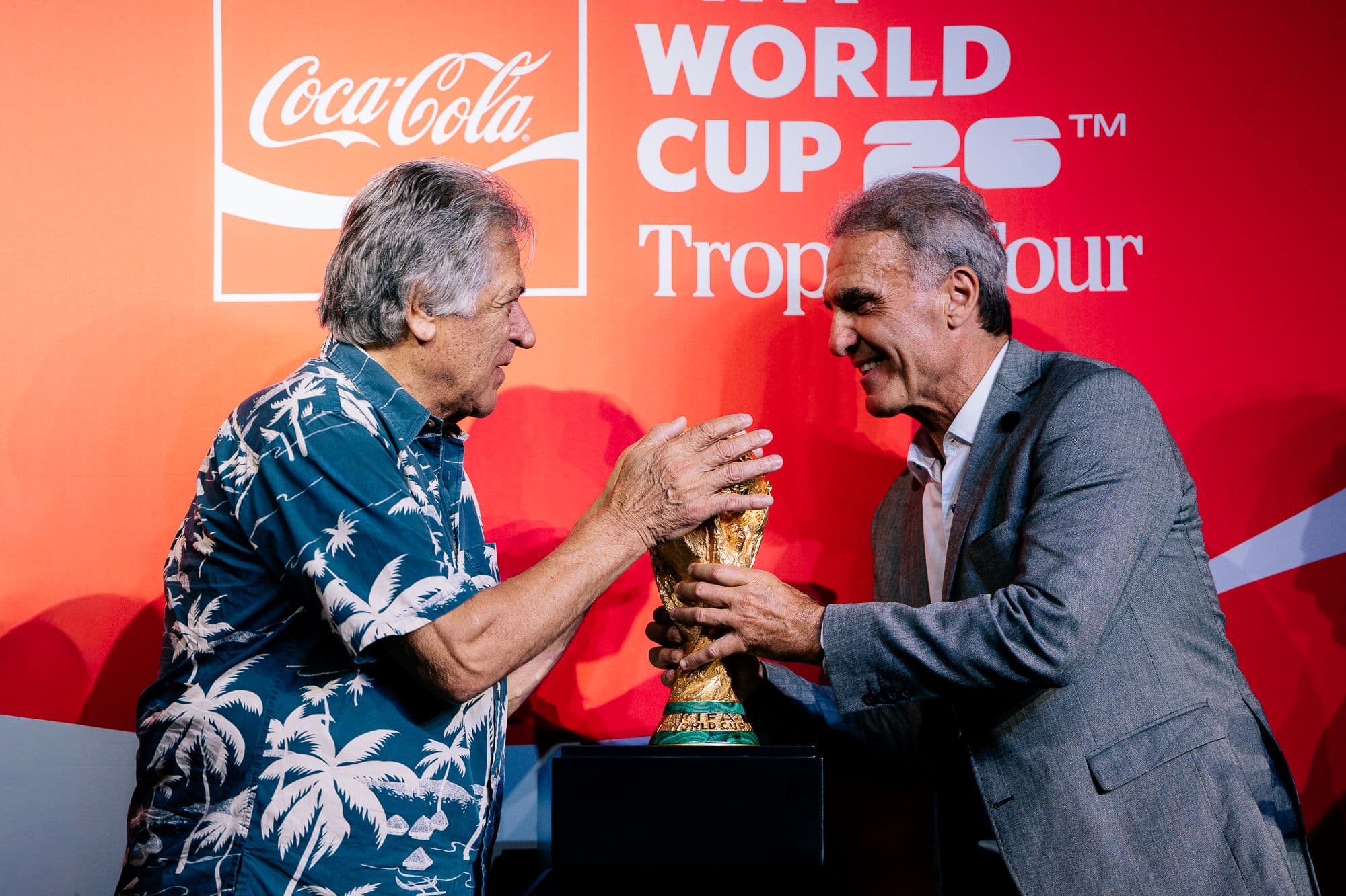 El tour del trofeo de la Copa Mundial de la FIFA por Coca-Cola llega a la Argentina