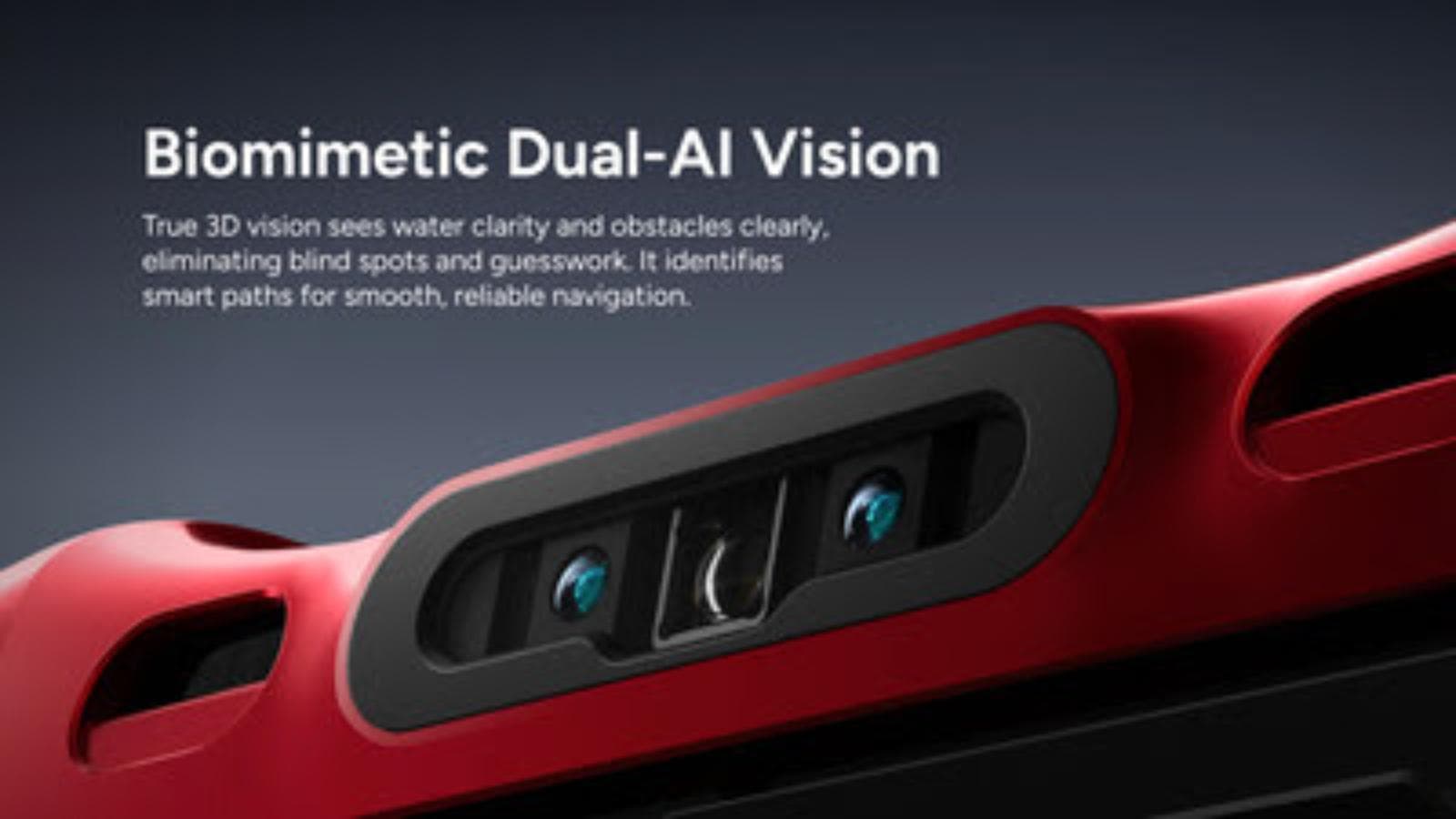 iGarden lanzó un limpiador de piscinas, el primer equipo biónico de doble visión