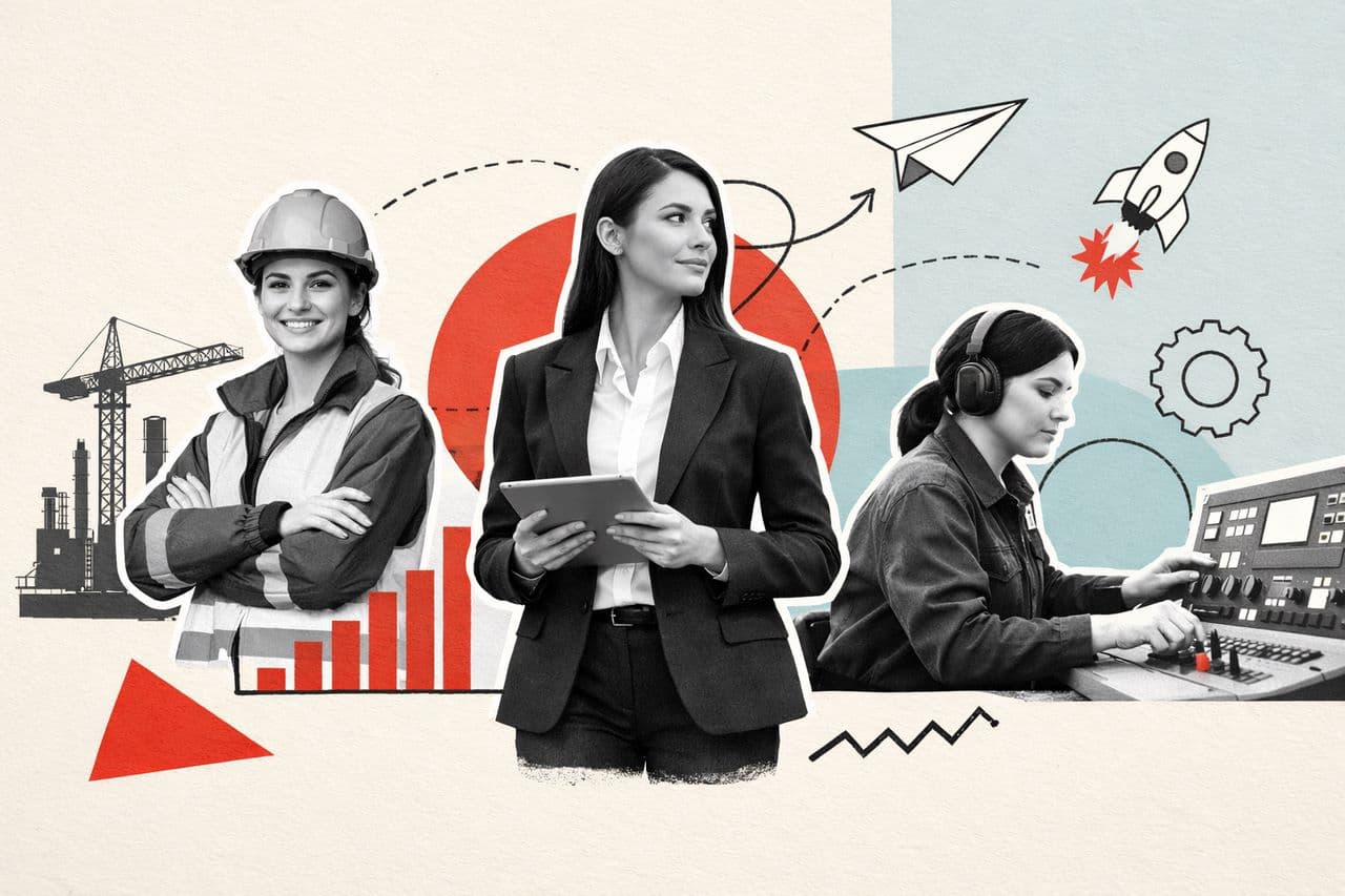 Las mujeres lideran el cambio en mandos medios y conquistan industrias históricamente masculinas
