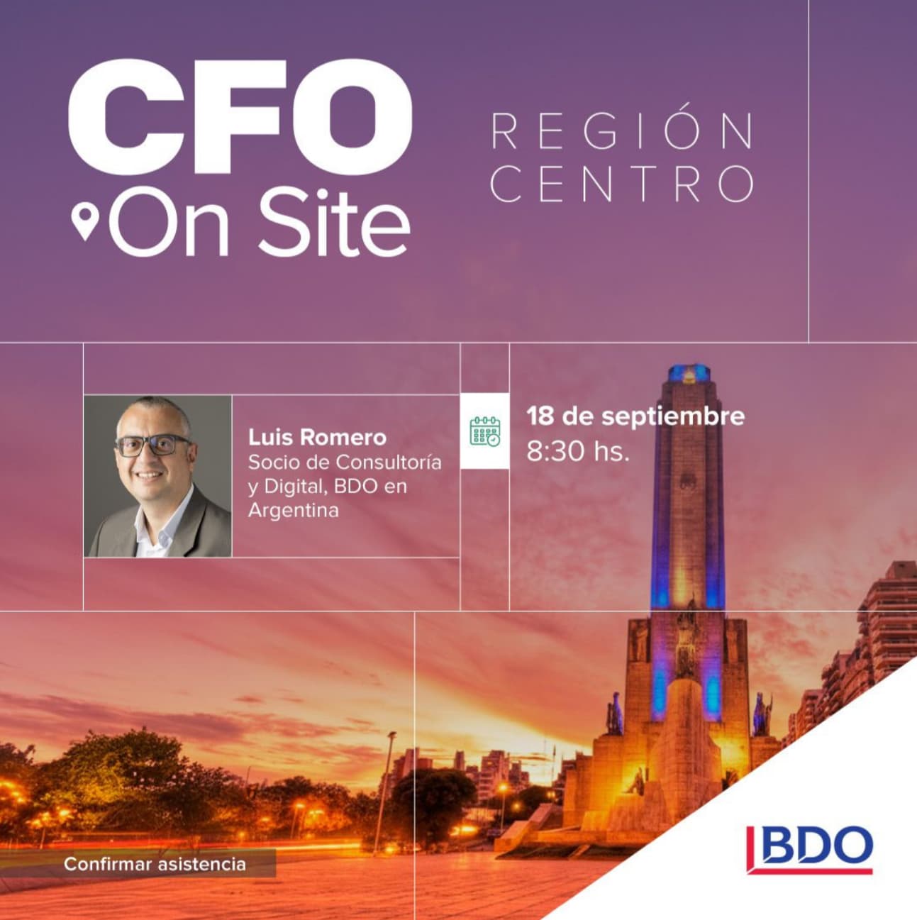 BDO organiza en Rosario un encuentro sobre inteligencia artificial para líderes financieros