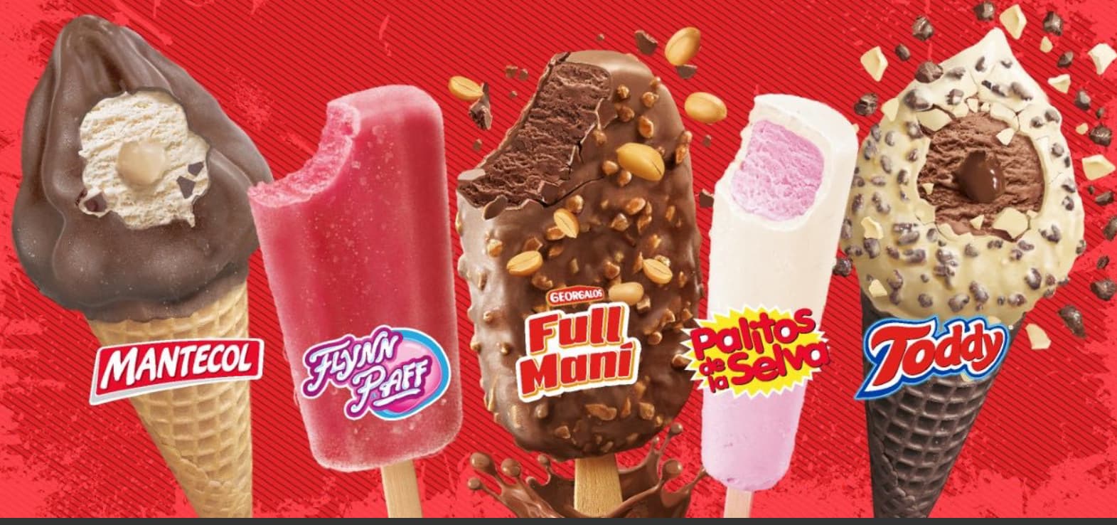 Georgalos presenta su primera línea de helados inspirados en sabores emblemáticos de sus marcas
