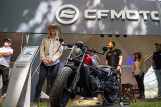 CFMOTO Argentina presenta la 450CL-C, nueva motocicleta cruiser en Autoclásica 2024