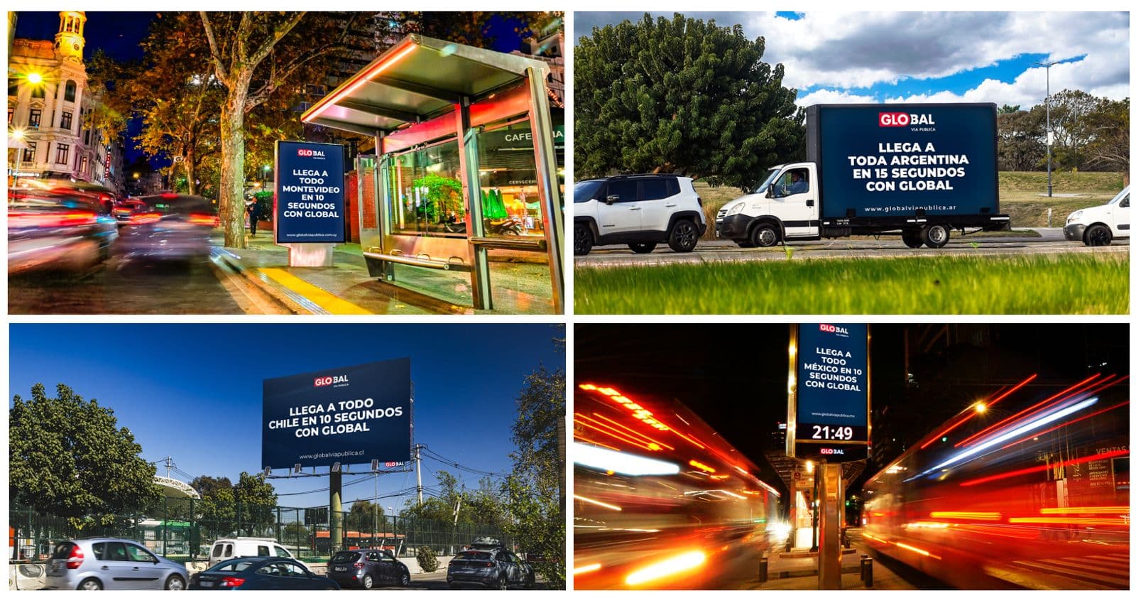 La publicidad exterior en verano impulsa la visibilidad de marcas en Latinoamérica, según Global Vía Pública