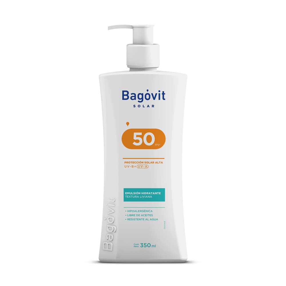 Bagóvit Solar lanza envase familiar de 350 ml para su emulsión FPS 50 en Buenos Aires