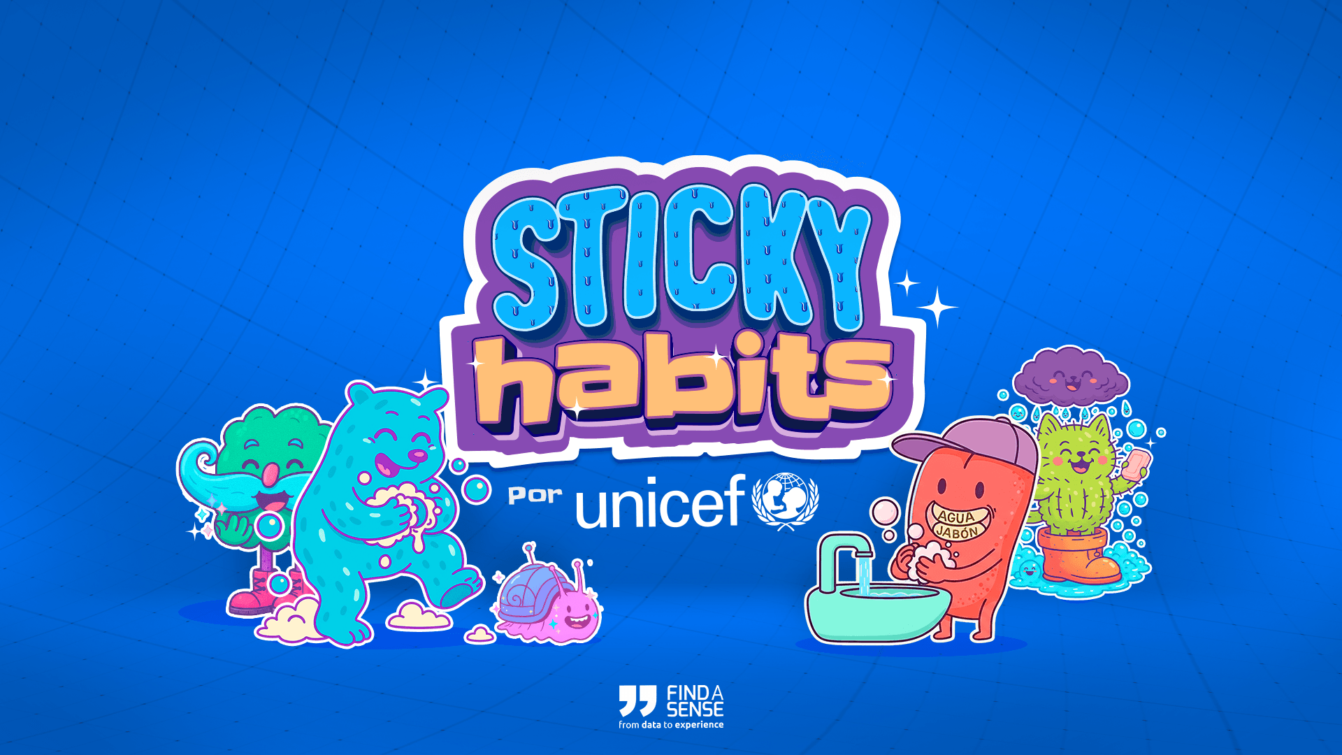 Unicef y Findasense implementan “Hábitos Pegajosos” para fomentar el lavado de manos infantil