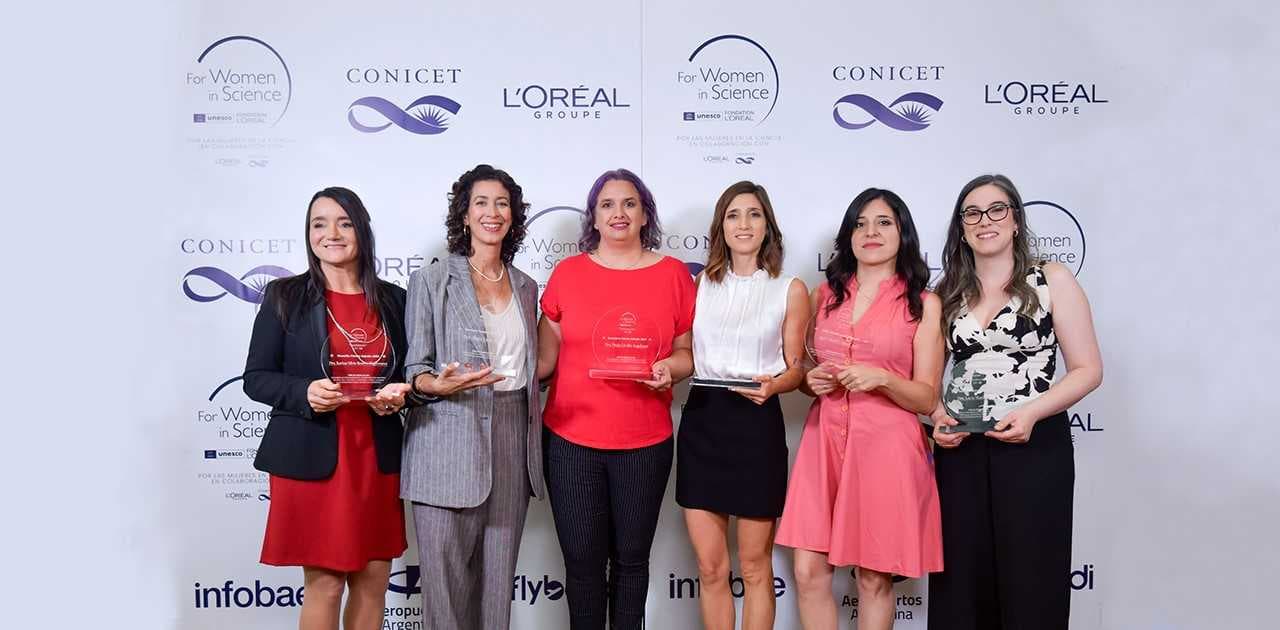 Seis científicas argentinas distinguidas en la 19.ª edición del Premio L’Oréal-Unesco