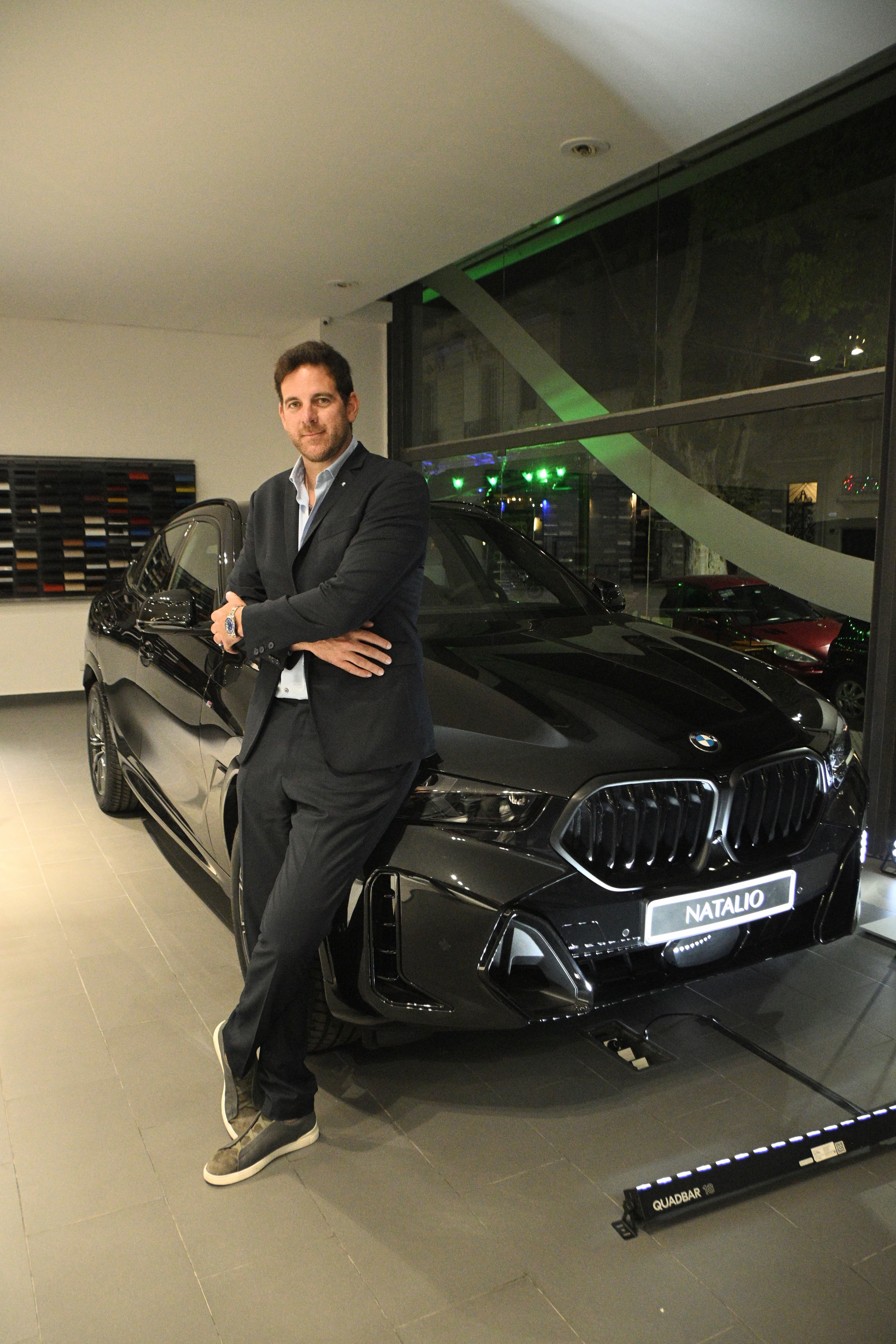 Juan Martín Del Potro es presentado como embajador de Natalio BMW para 2026