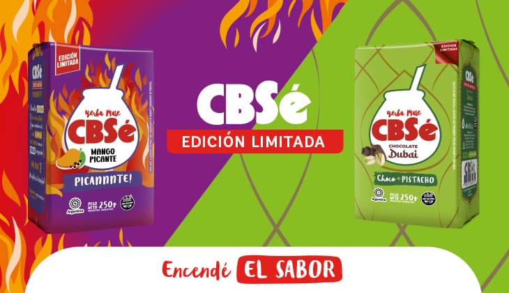 CBSé presentó dos ediciones limitadas de yerba saborizada y desafíos en TikTok