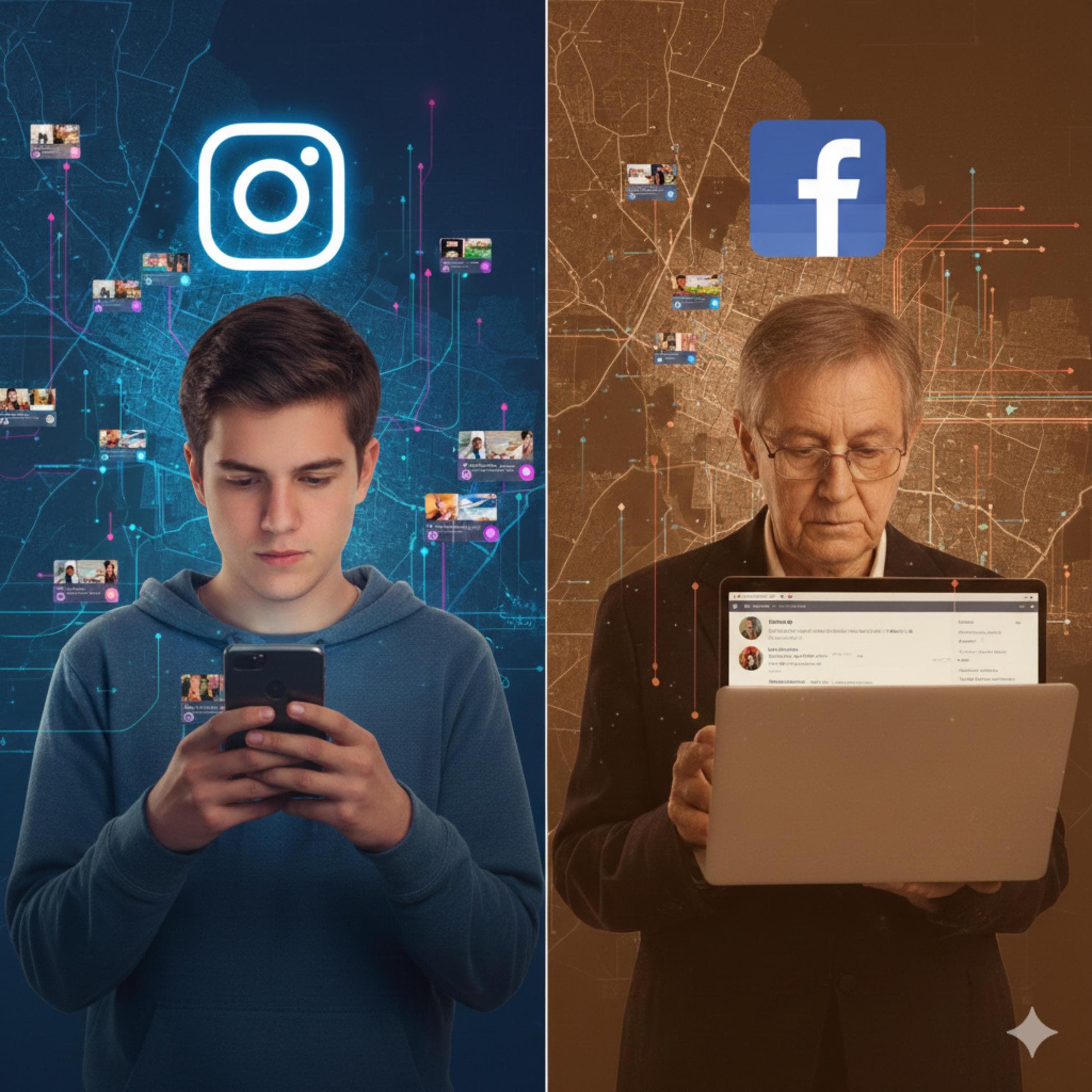 Instagram supera a Facebook en consumo de datos: cómo cambiaron los hábitos digitales según un estudio de Bibop.