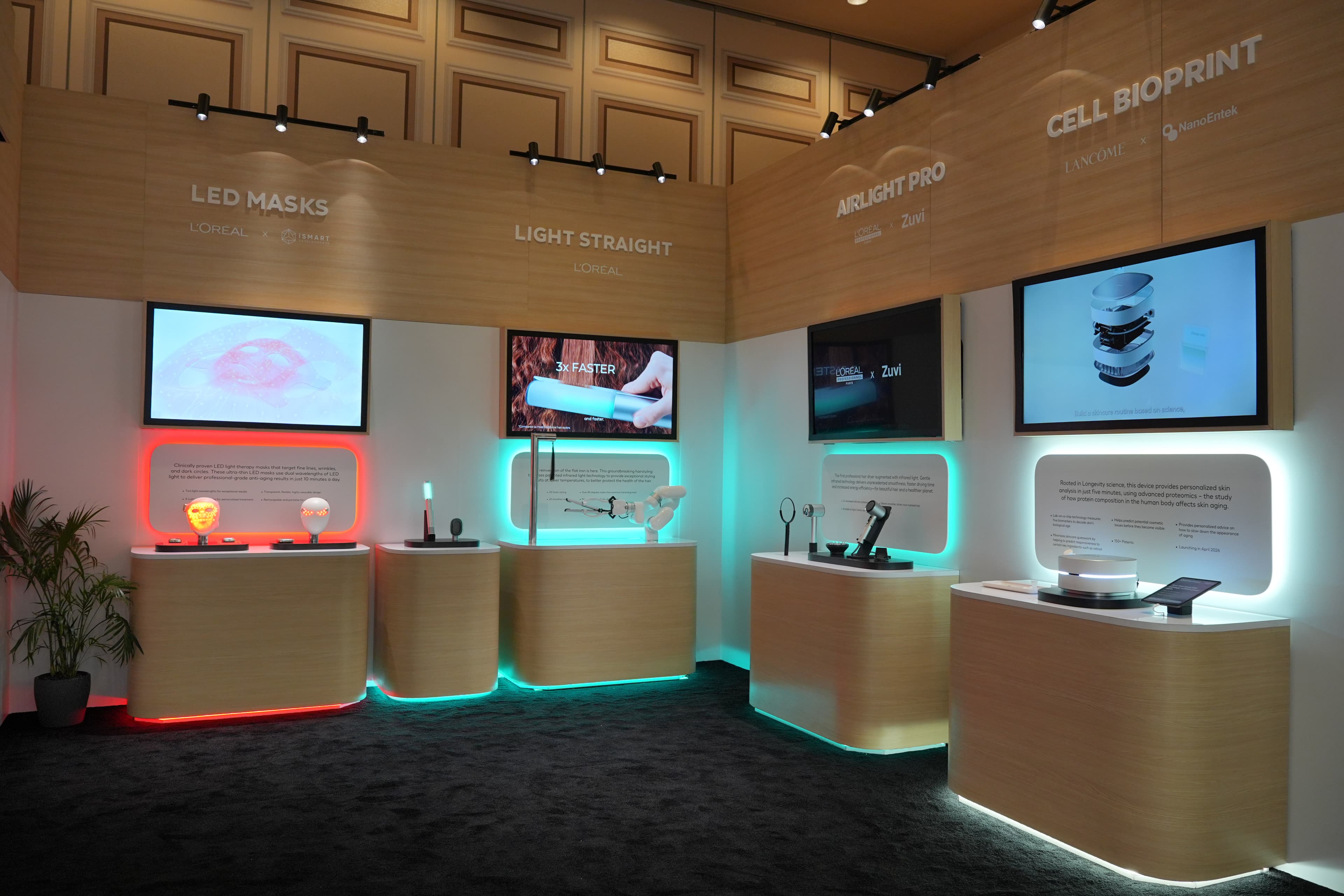 L'Oréal Groupe introduce dispositivos de belleza con luz infrarroja premiados en CES 2026 en Las Vegas