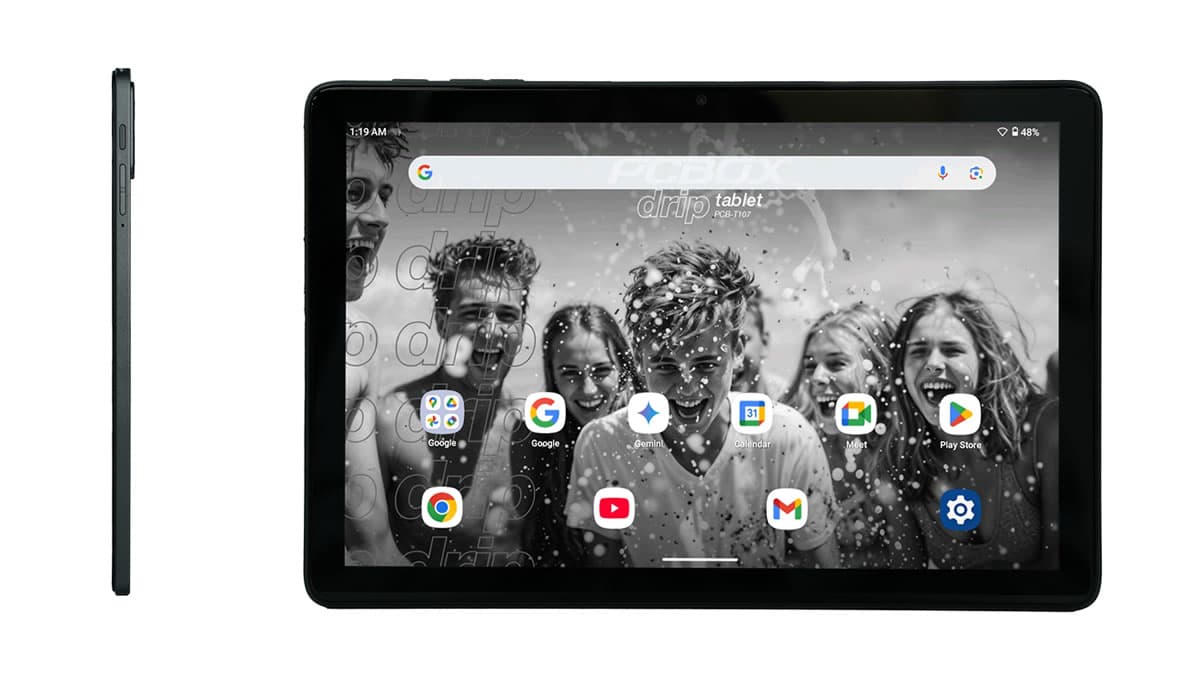Grupo Núcleo presentó la tablet PCBOX PCB-T107 Drip para el ciclo lectivo 2026