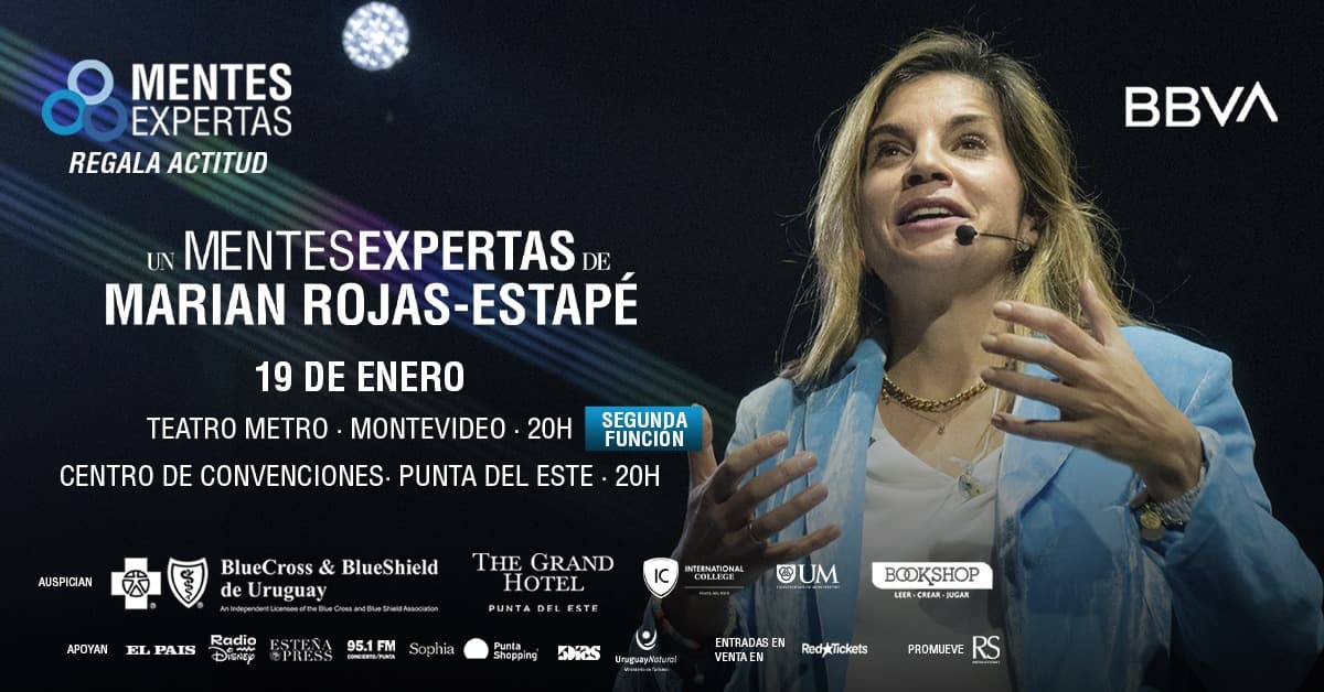 Marian Rojas Estapé expondrá sobre gestión emocional y bienestar en Punta del Este