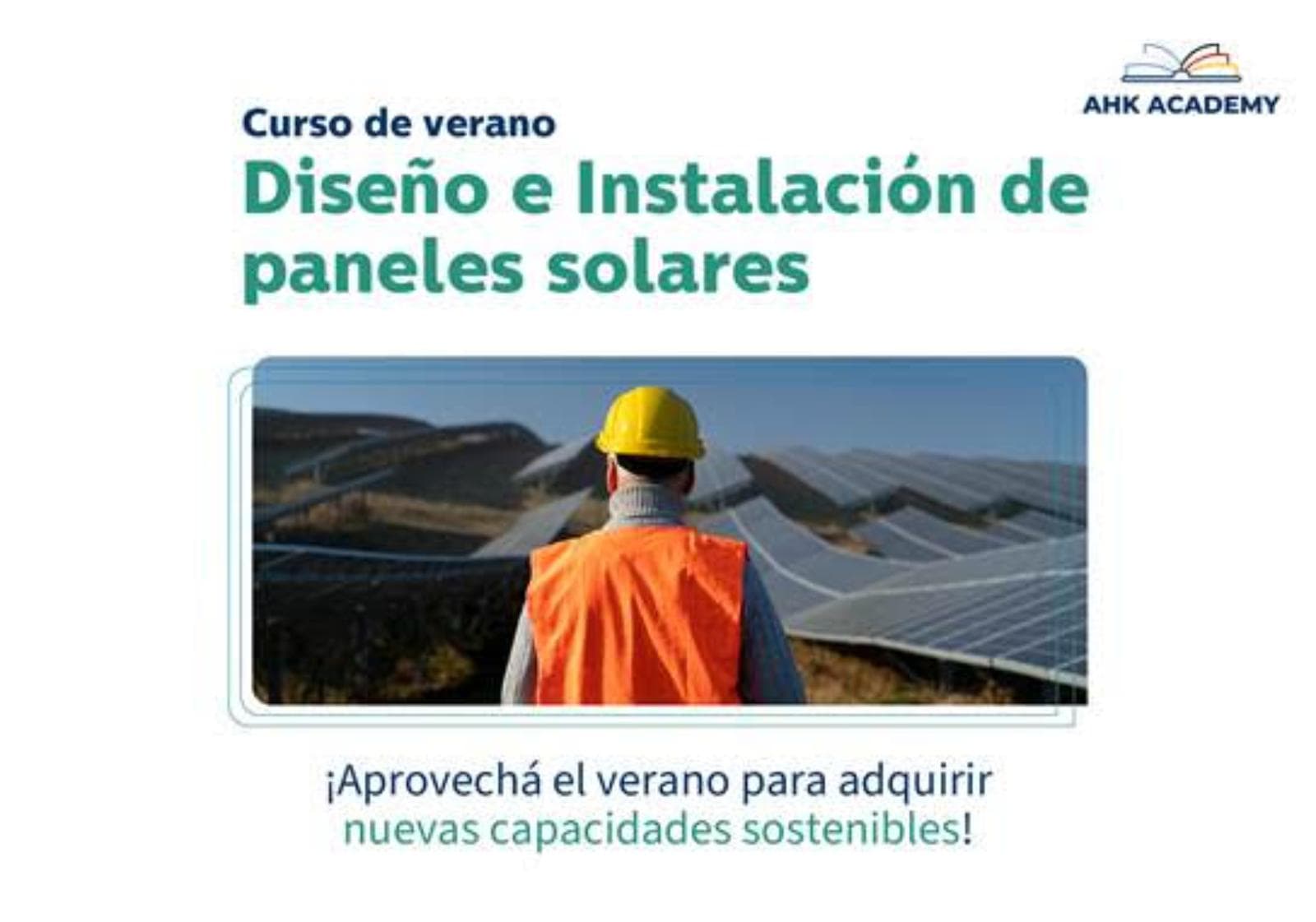 AHK Argentina presenta curso virtual de verano sobre diseño e instalación de paneles solares en 2026