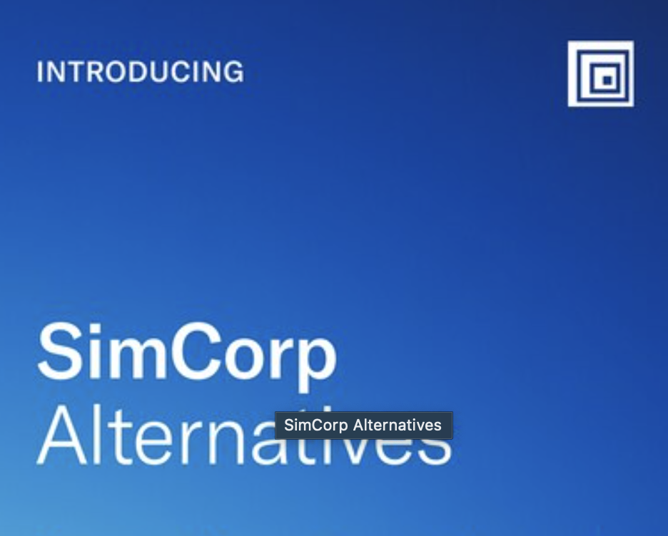 SimCorp presenta SimCorp Alternatives y adquiere Domos FS para ...
