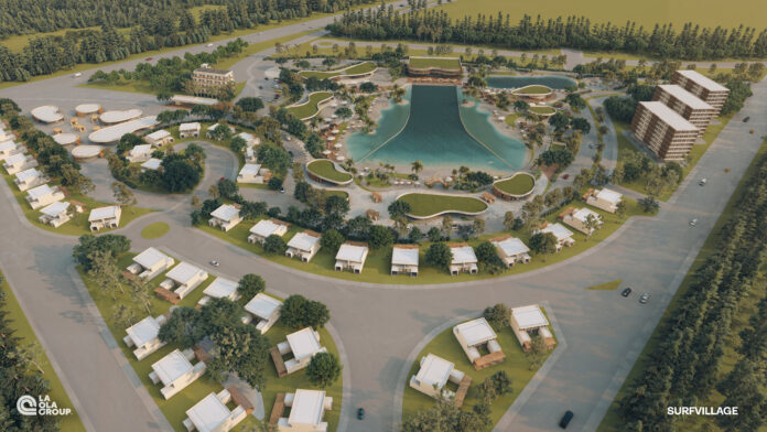 Comenzó la construcción del primer Surf Park de la Argentina en el límite entre Luján y Pilar