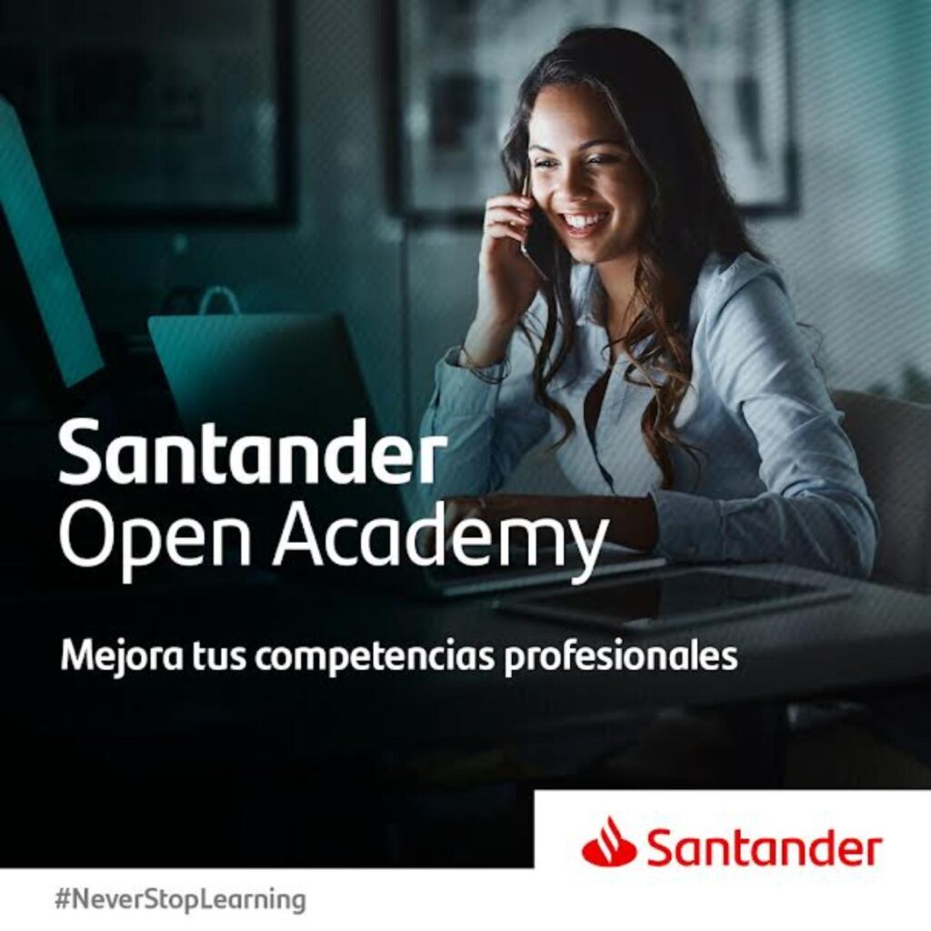 Santander Open Academy amplía su propuesta gratuita con más de 1.000 cursos y becas