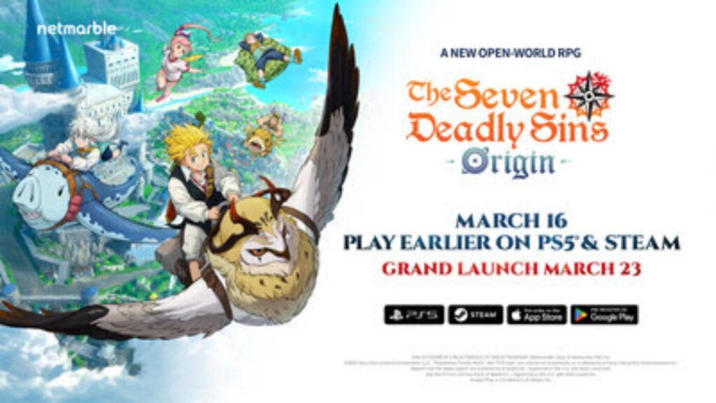 The Seven Deadly Sins: Origin fija su lanzamiento para el 23 de marzo