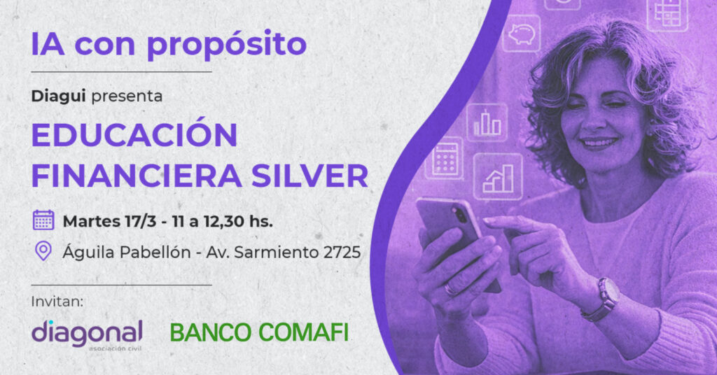 Diagonal y Banco Comafi presentarán el módulo Educación Financiera Silver de DIAGUI en CABA