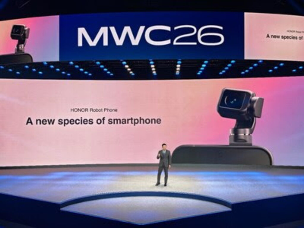 HONOR llevó al MWC 2026 su visión de inteligencia humana aumentada y teléfono robot